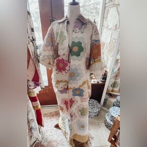 Floral Quilt Duster Kimono